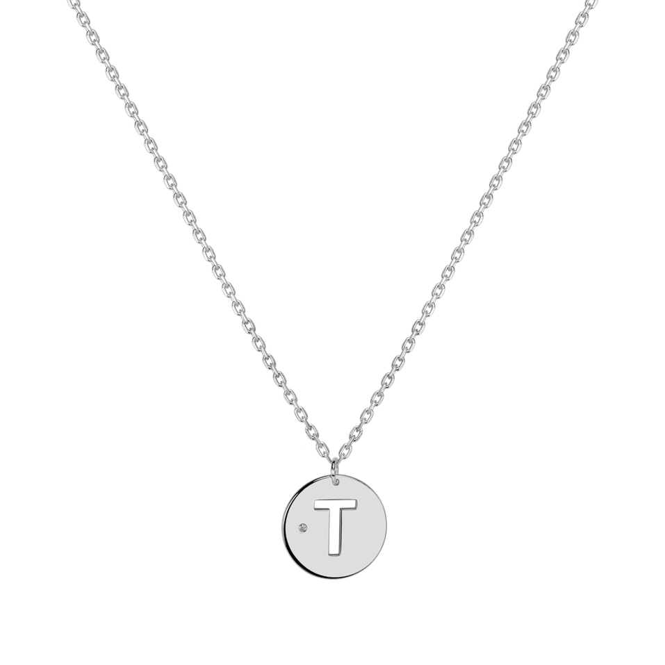 Diamond necklace Cut Coins T