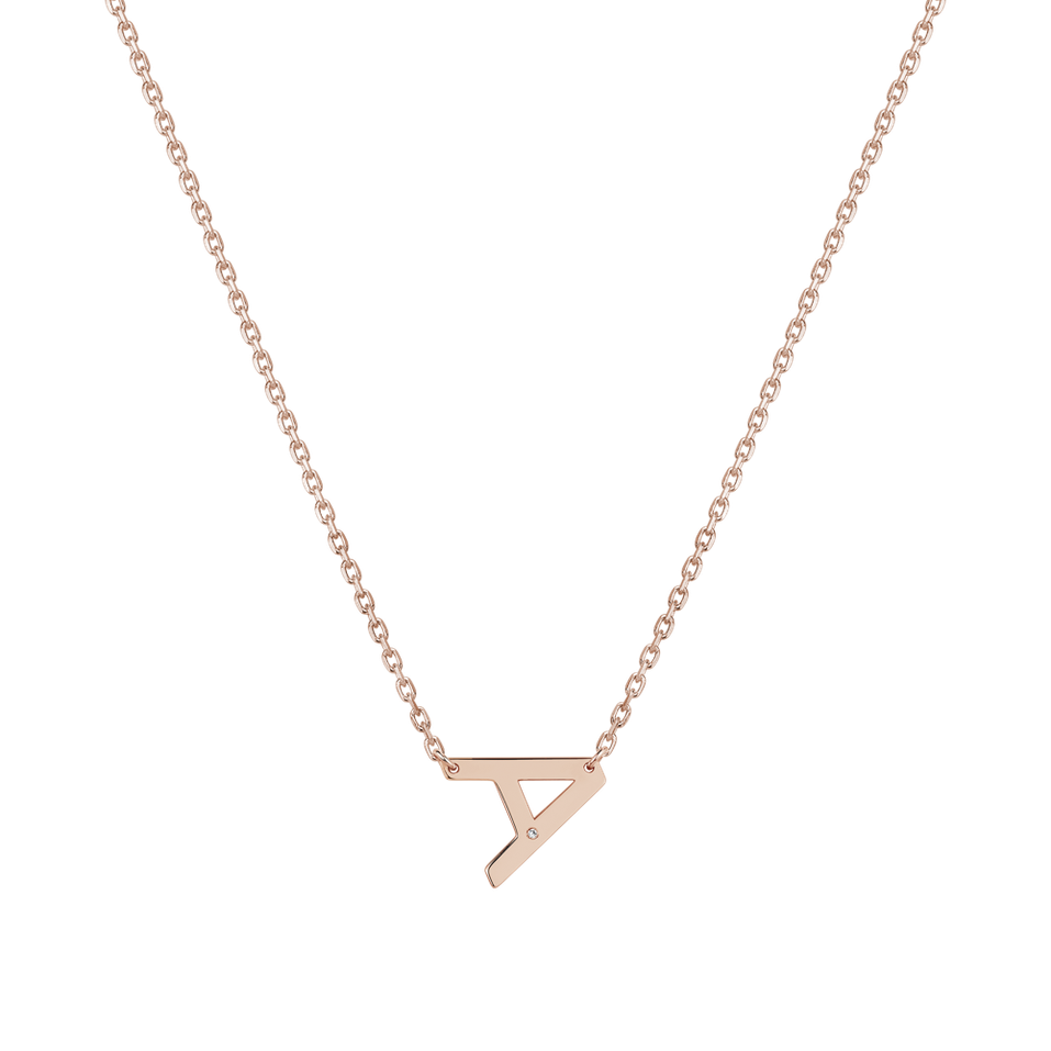 Diamond necklace Big Laser Line A