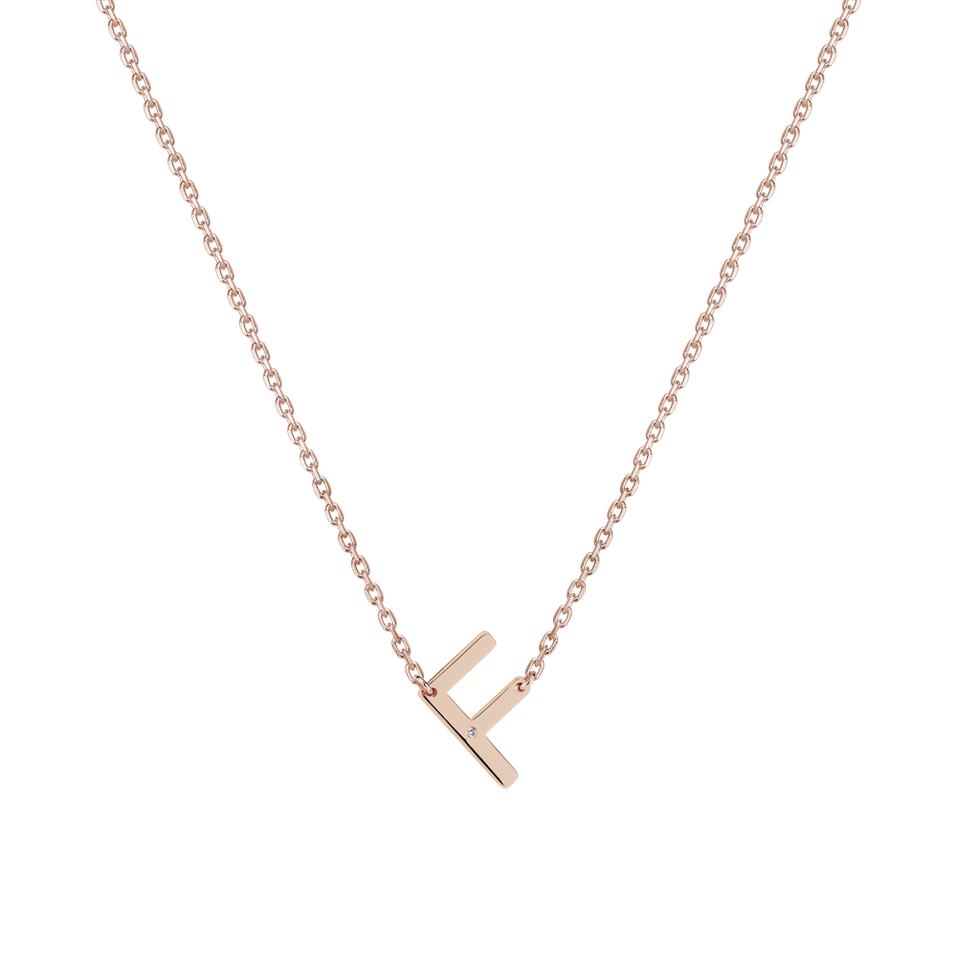 Diamond necklace Big Laser Line F