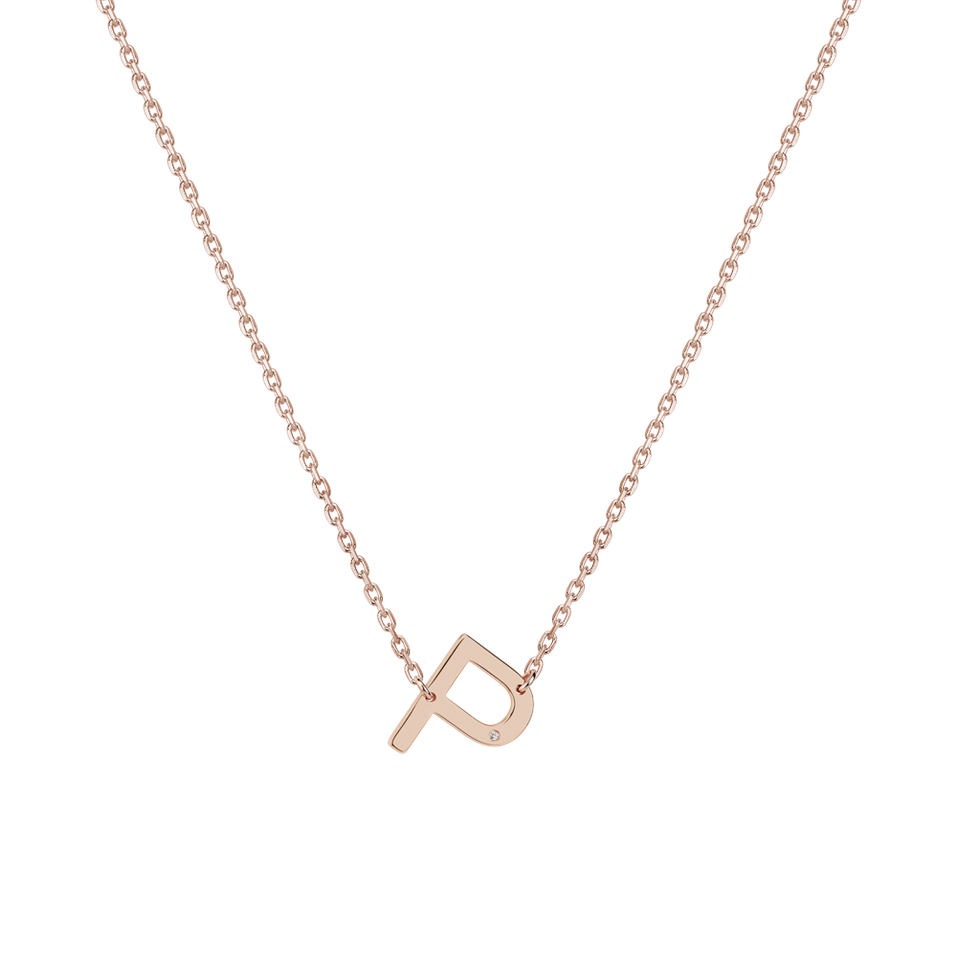 Diamond necklace Big Laser Line P