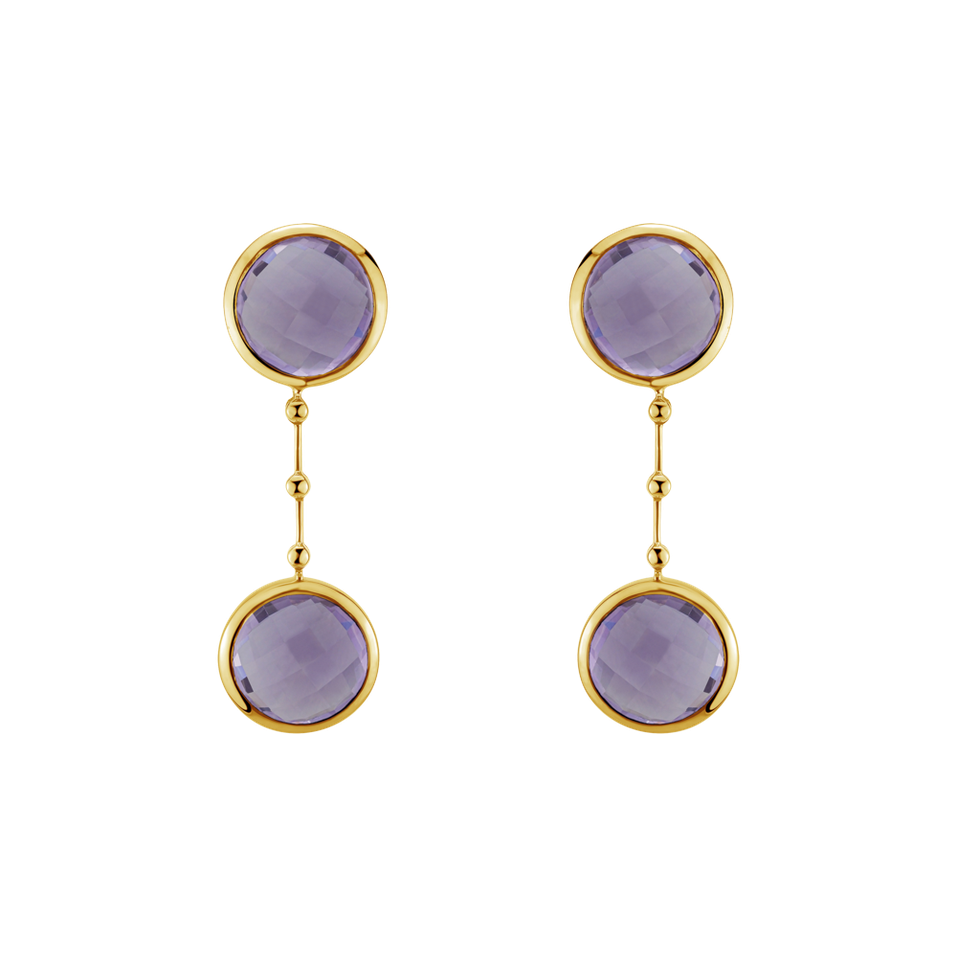 Earrings with Amethyst Arcane Secret