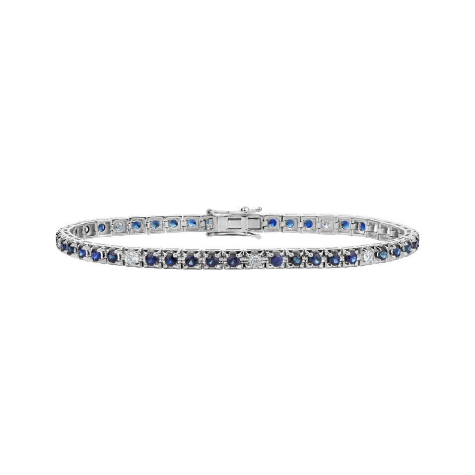 Diamond bracelet with Sapphire Ralana