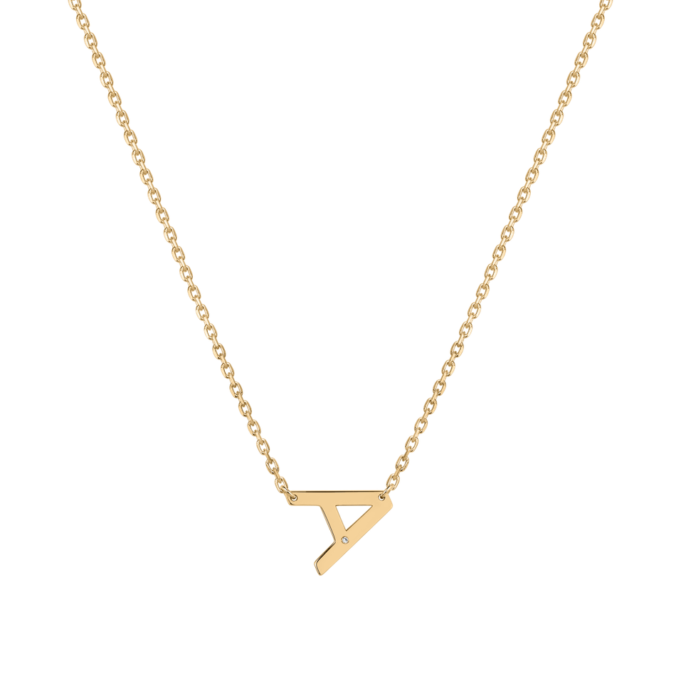 Diamond necklace Big Laser Line A