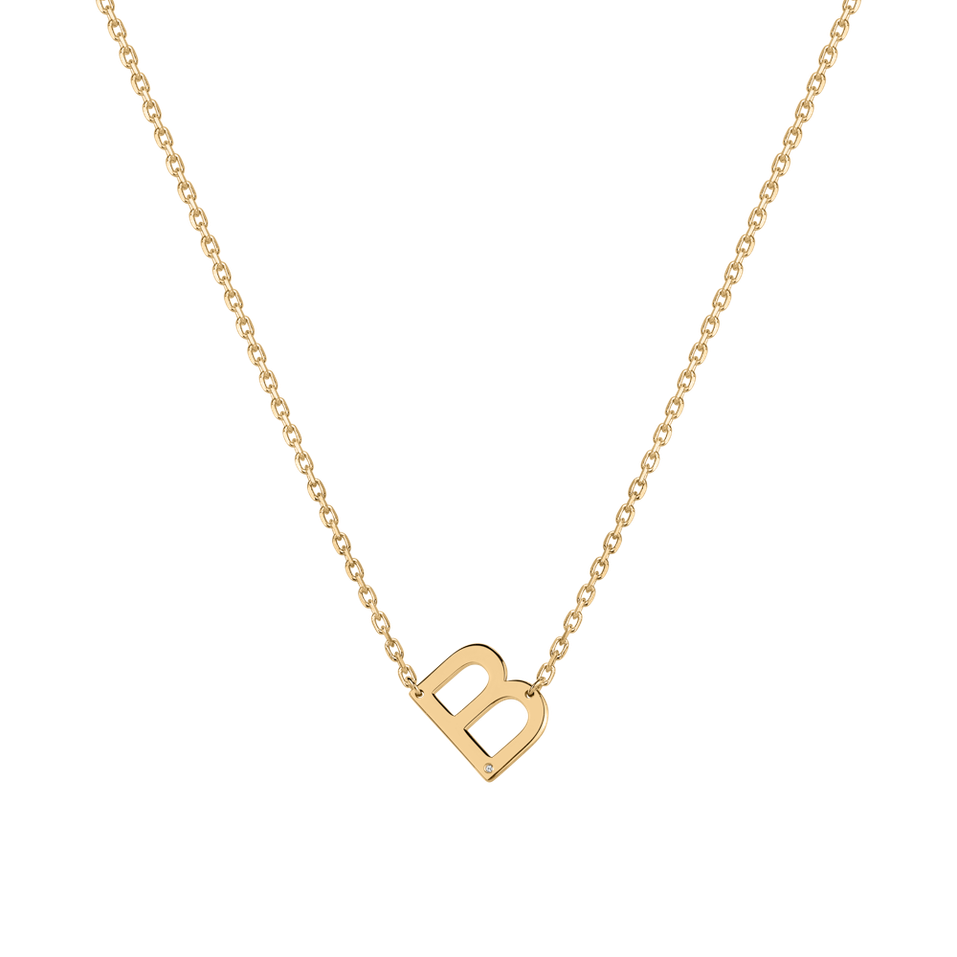 Diamond necklace Big Laser Line B