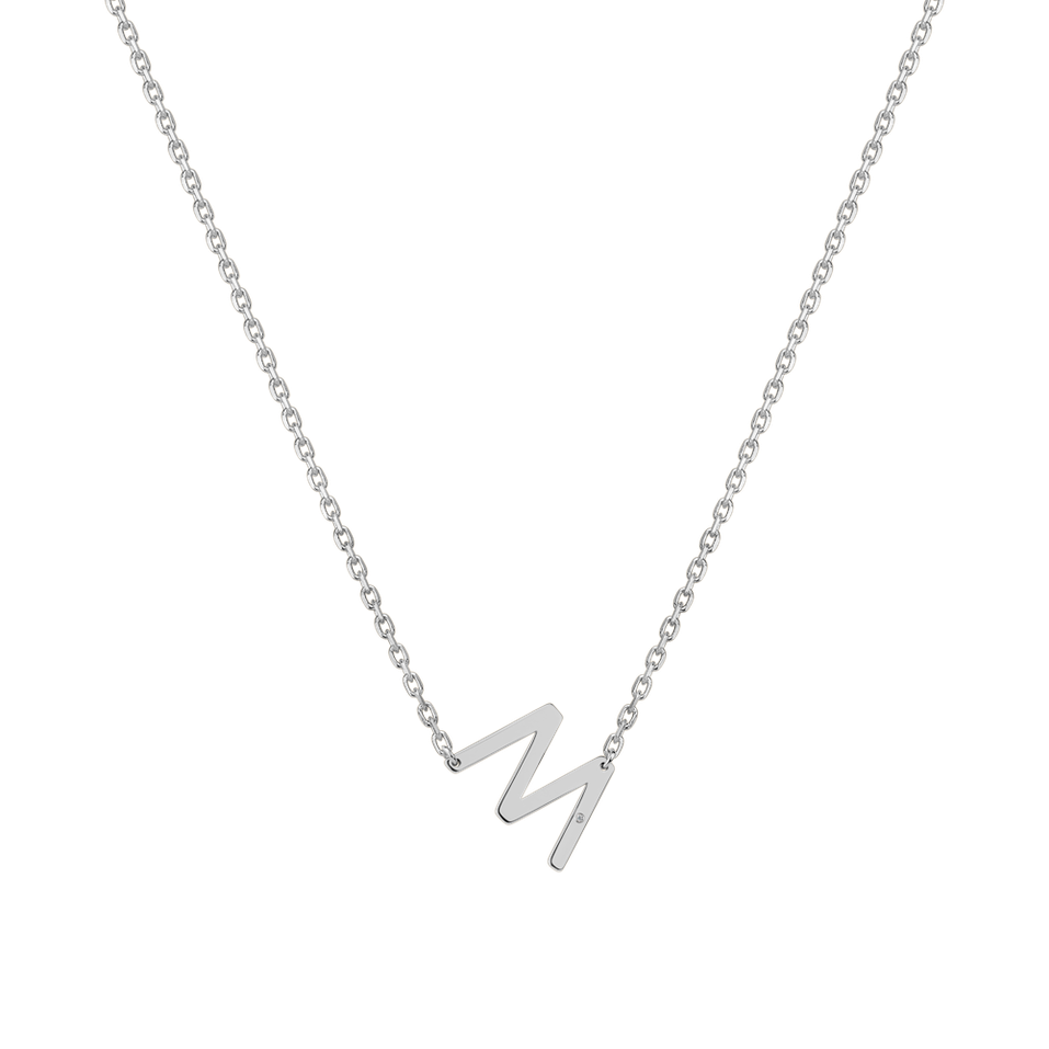 Diamond necklace Big Laser Line M