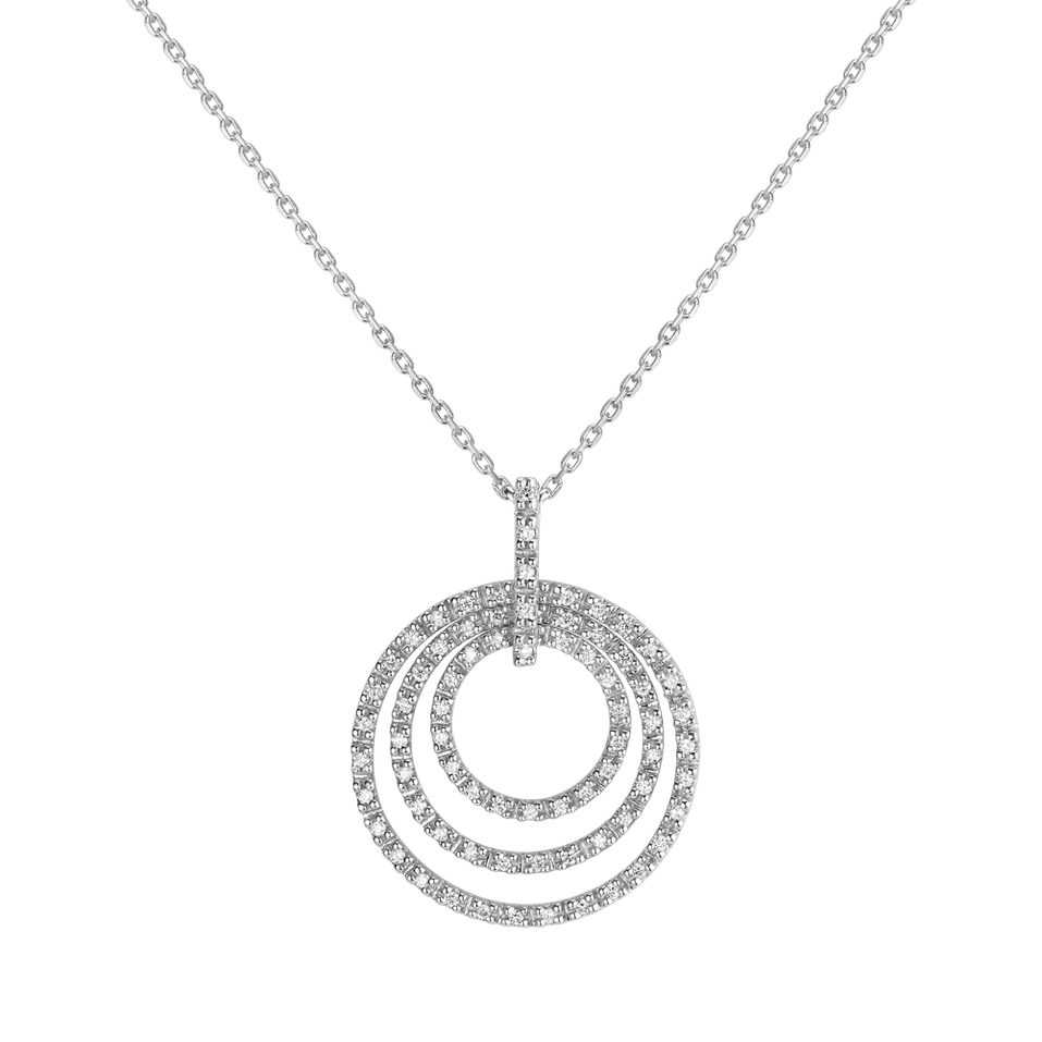 Diamond pendant Attention