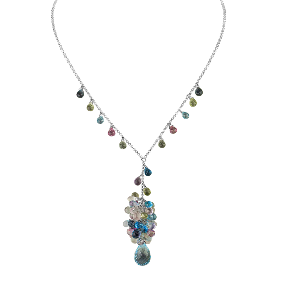 Necklace with gemstones Flavia