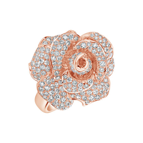 Diamond ring Antique Rose