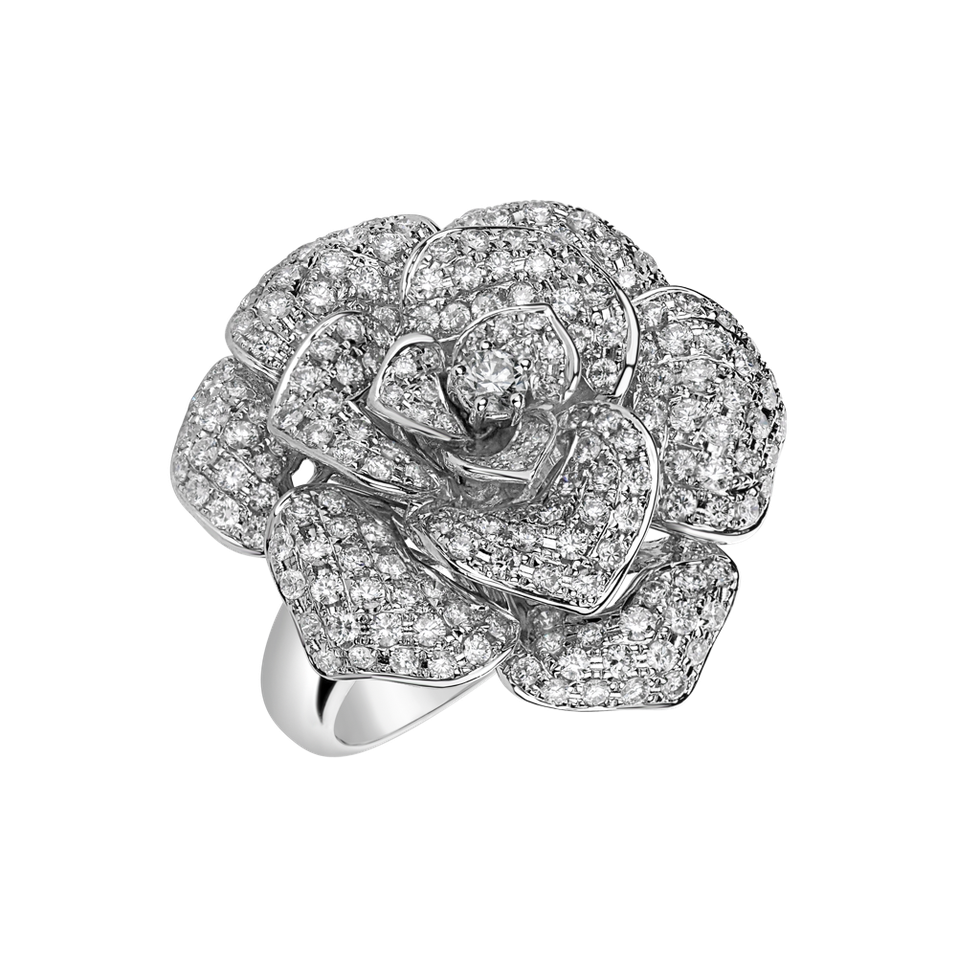 Diamond ring La Rose