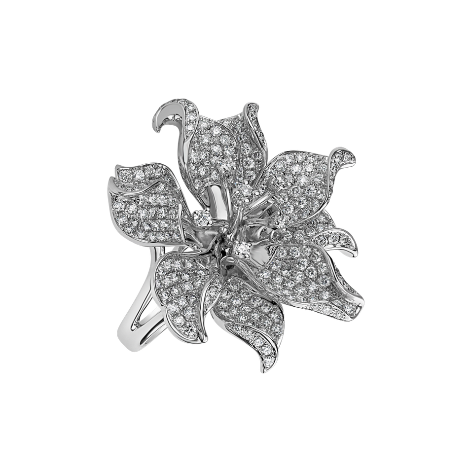 Diamond ring Royal Flower