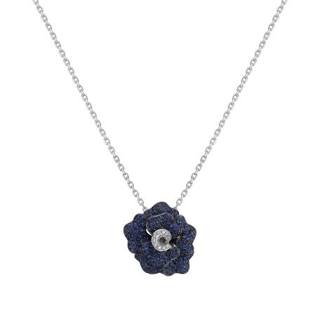 Diamond pendant with Sapphire Dream Elixir