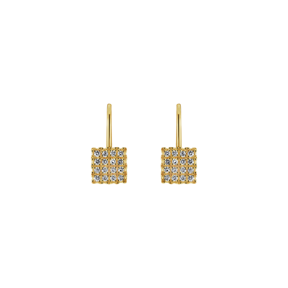 Diamond earrings Mystery Mosaic