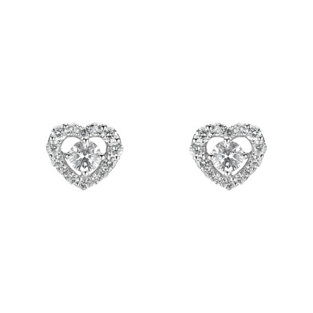 Diamond earrings Frozen Love