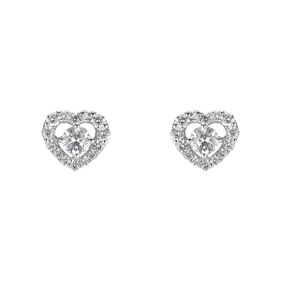 Diamond earrings Frozen Love