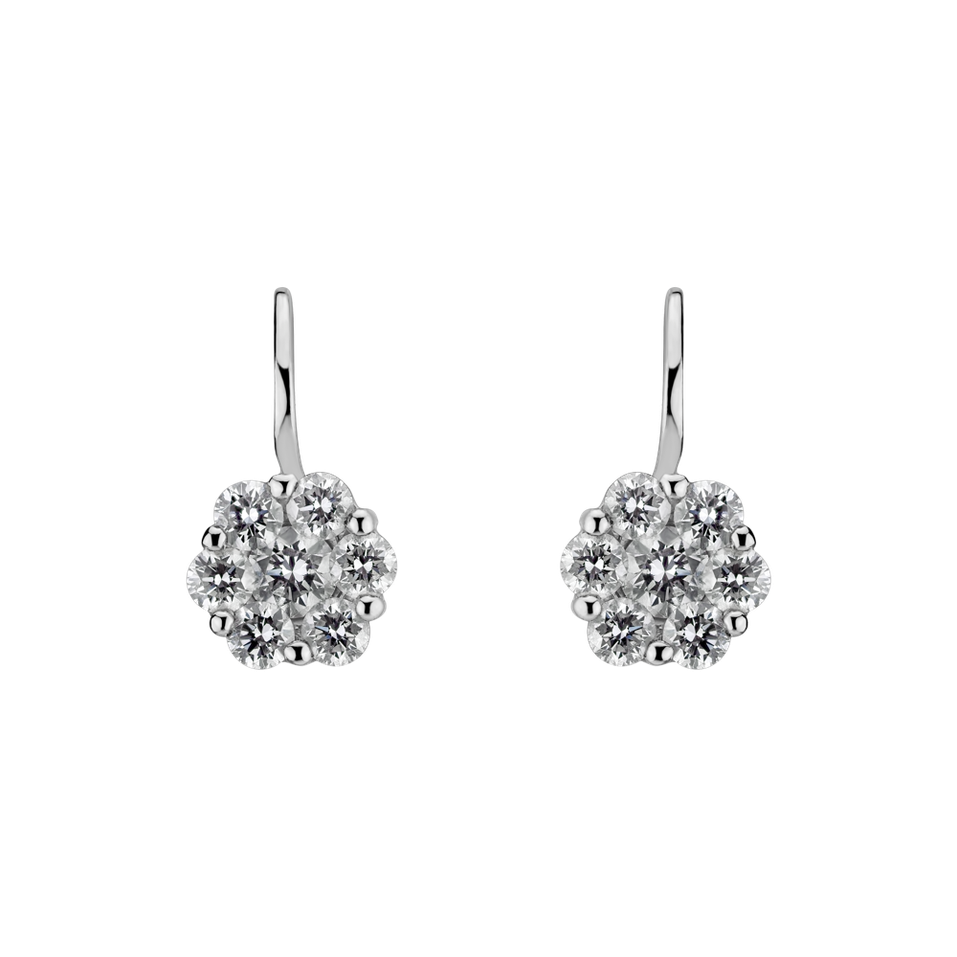 Diamond earrings Starflower