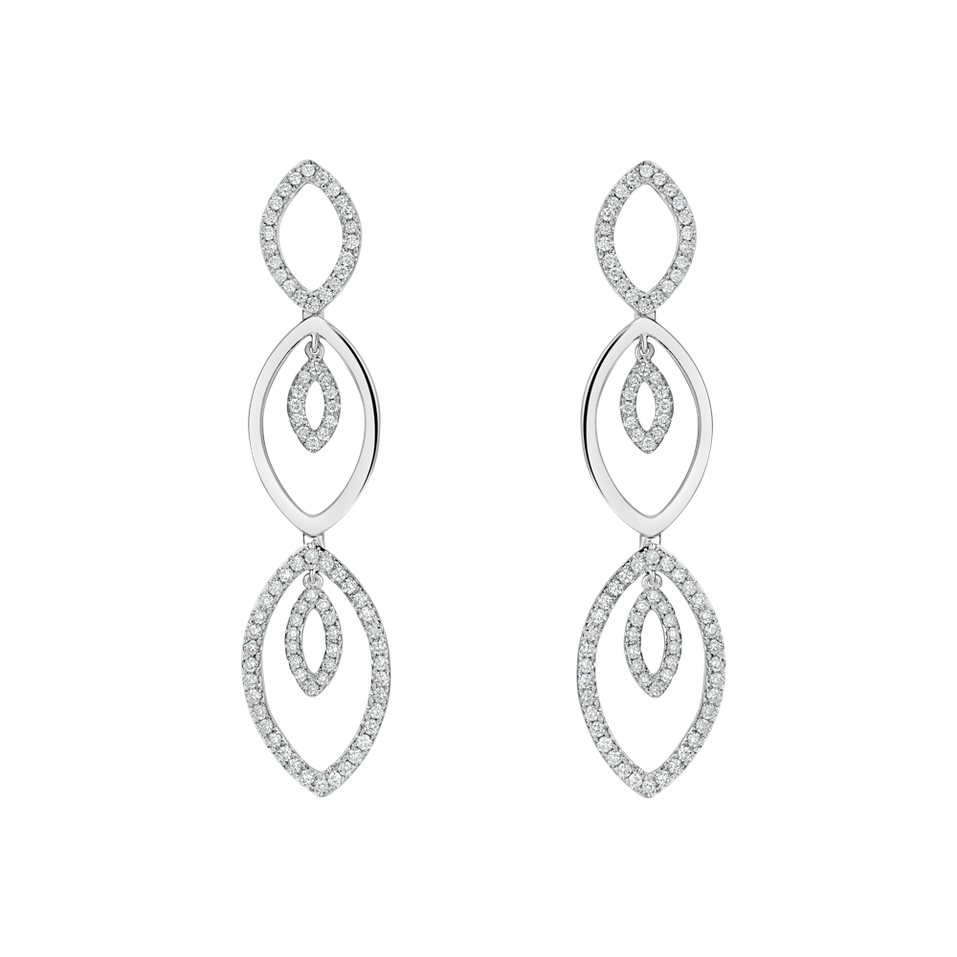 Diamond earrings Blissfully Peaceful