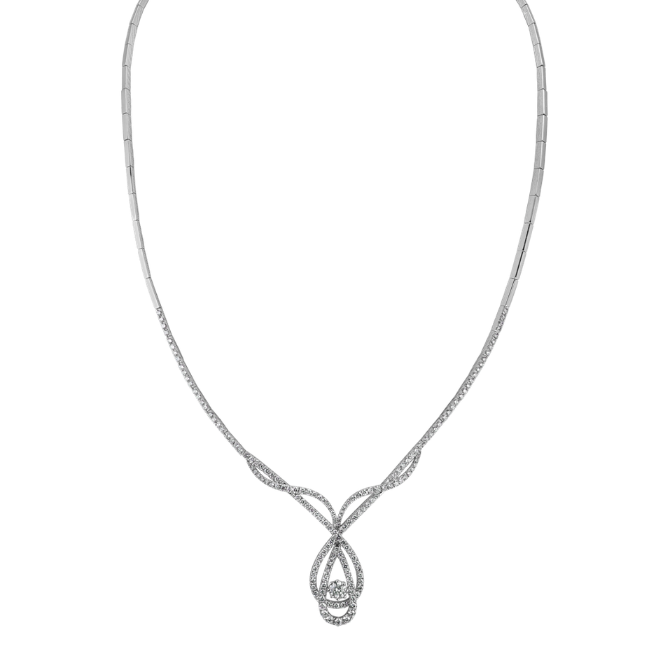 Diamond necklace Cream