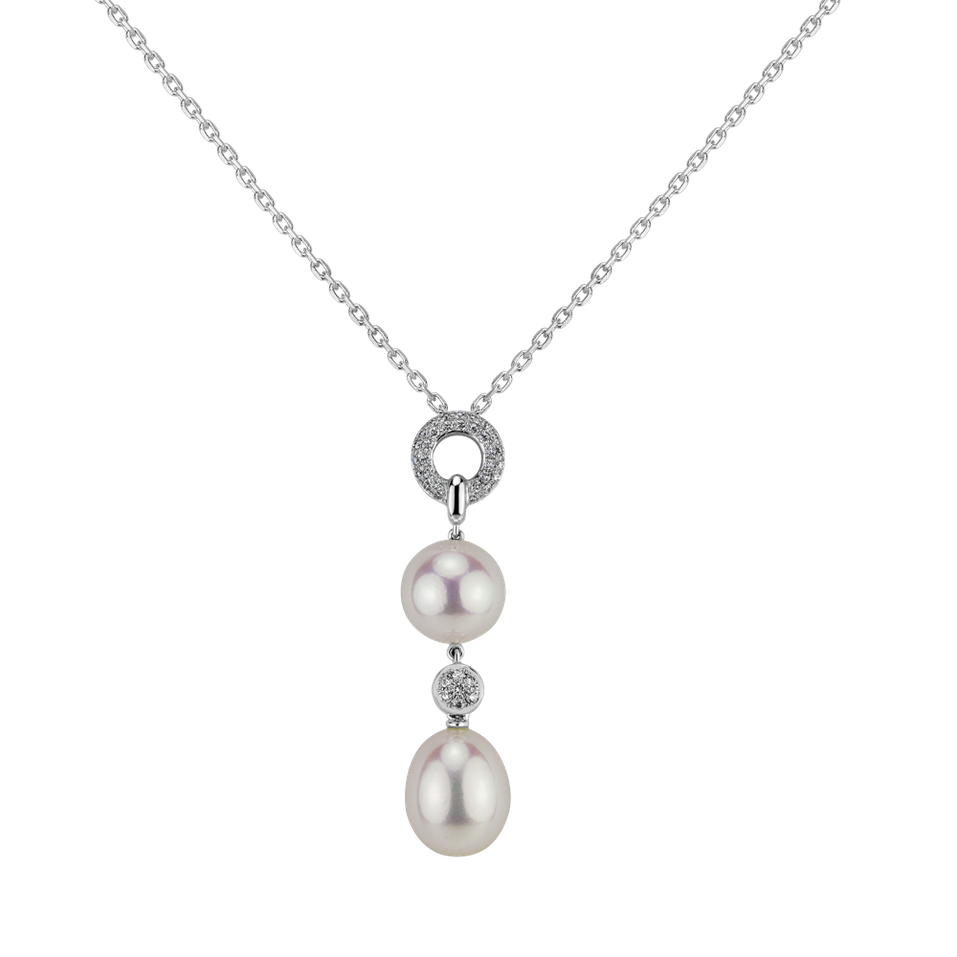 Diamond pendant with Pearl Pearl Empire