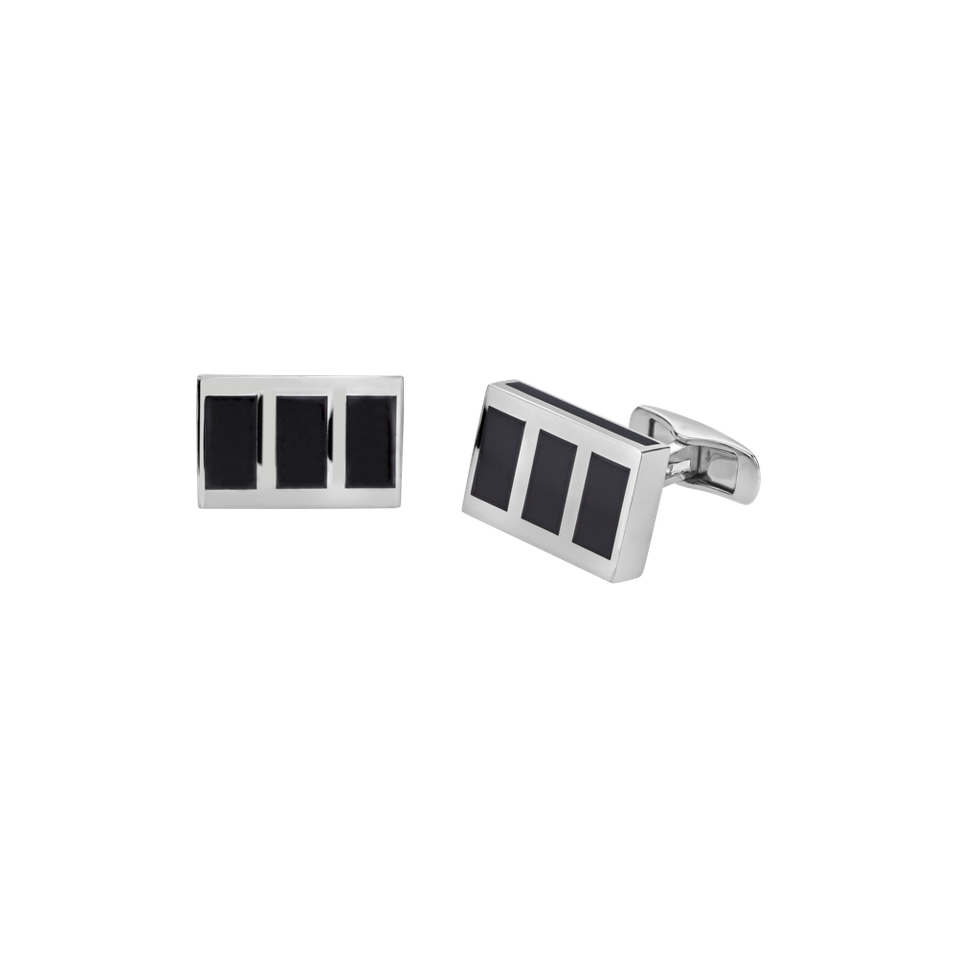 Cufflinks with Onyx Black Aura