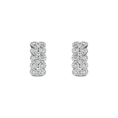 Diamond earrings Shiny Moon