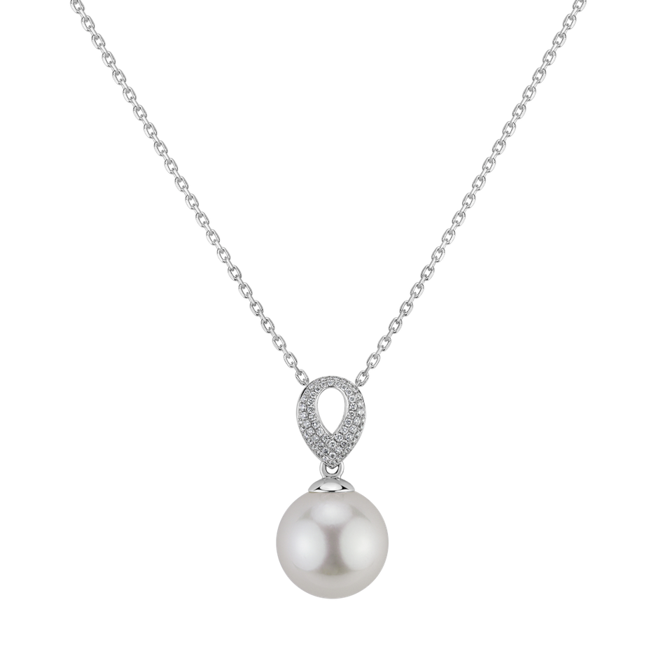 Diamond pendant with Pearl Great Truth