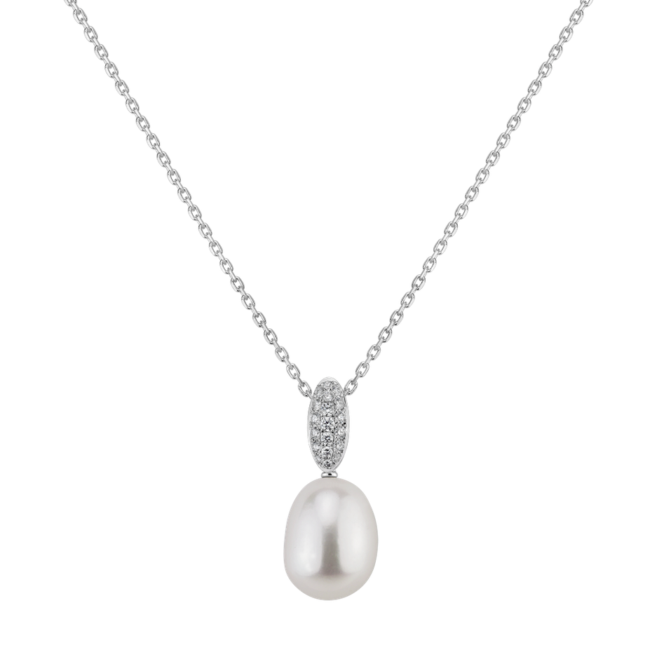 Diamond pendant with Pearl Neptunian Glory