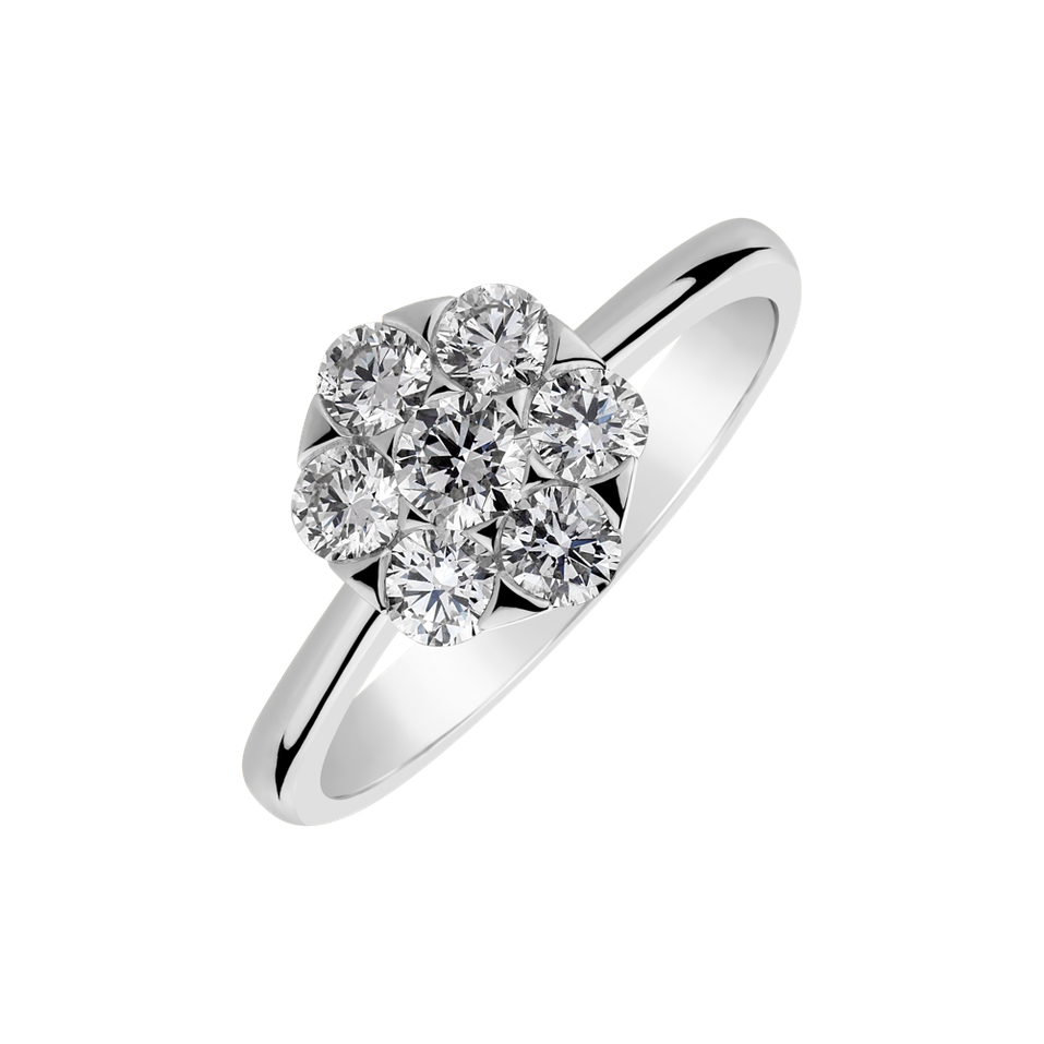 Diamond ring Hidden Flower