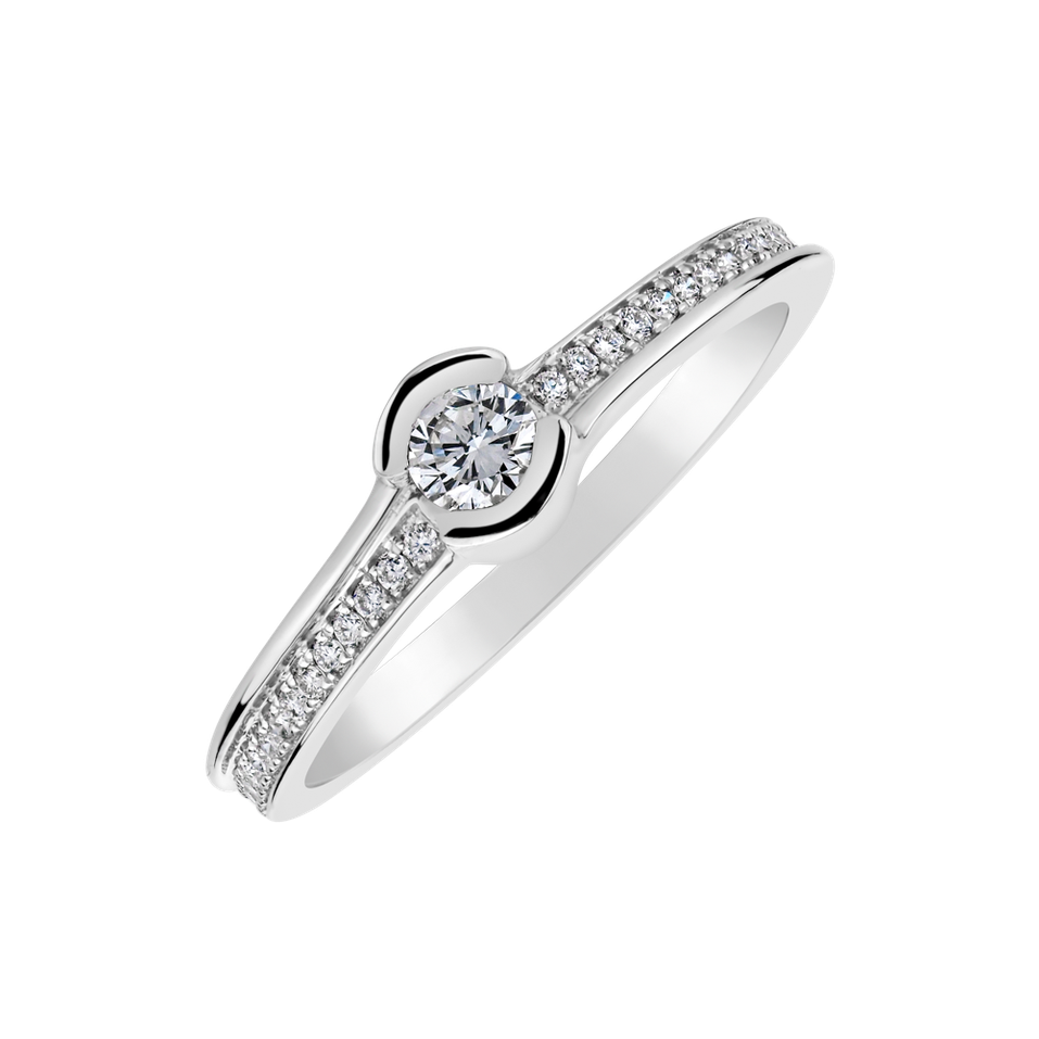 Diamond ring Aurora Glow