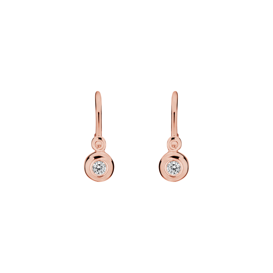 Children's diamond earrings Inesa