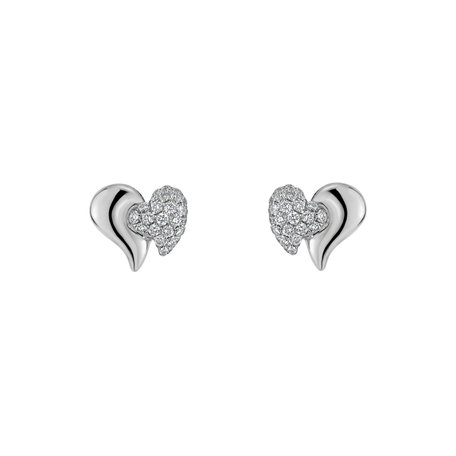 Diamond earrings Brave Heart