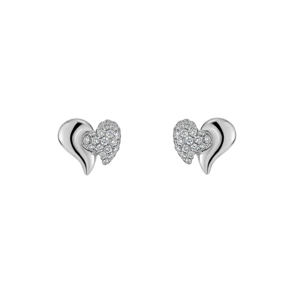 Diamond earrings Brave Heart