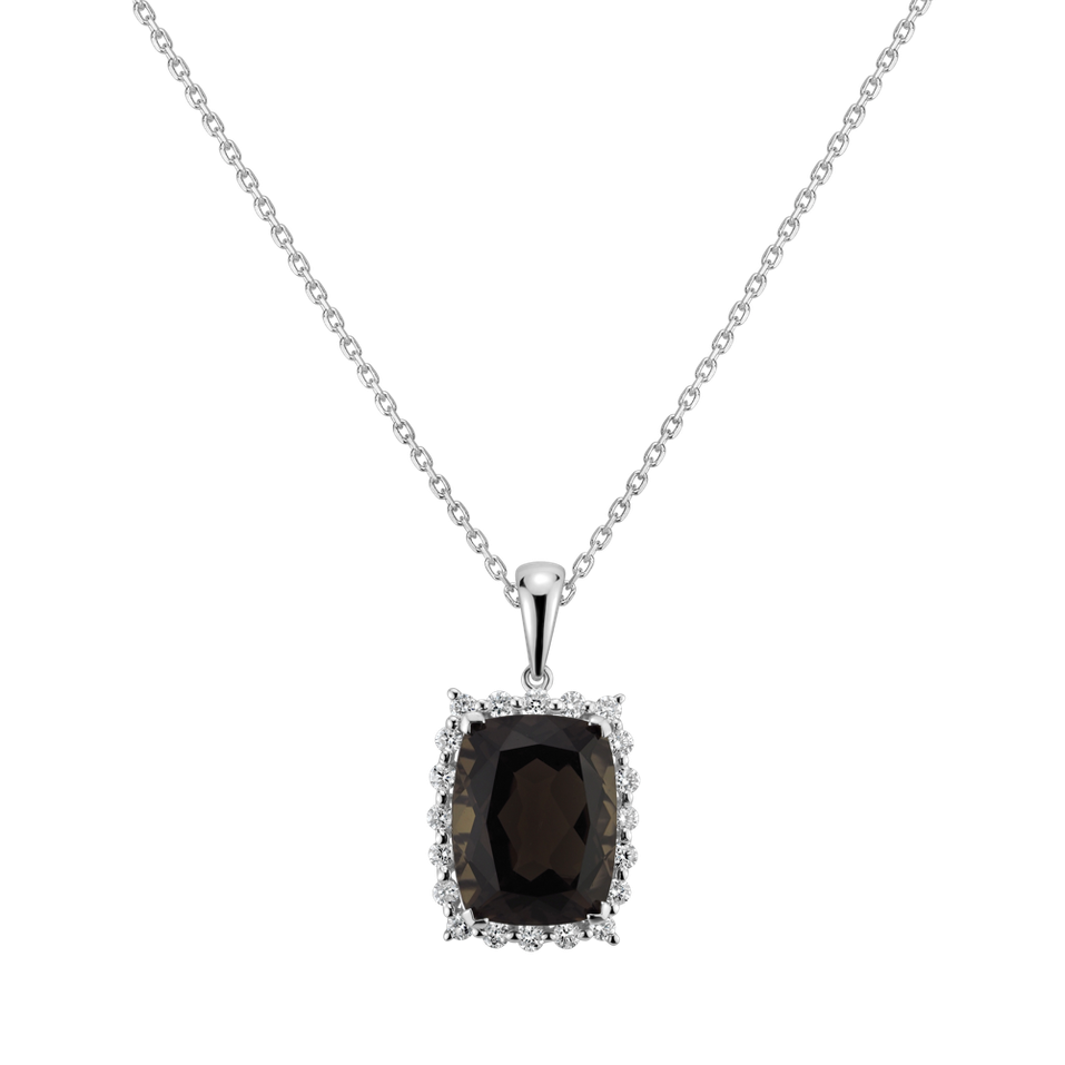 Diamond pendant with Quartz Abdon