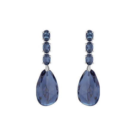 Earrings with Topaz Delfina