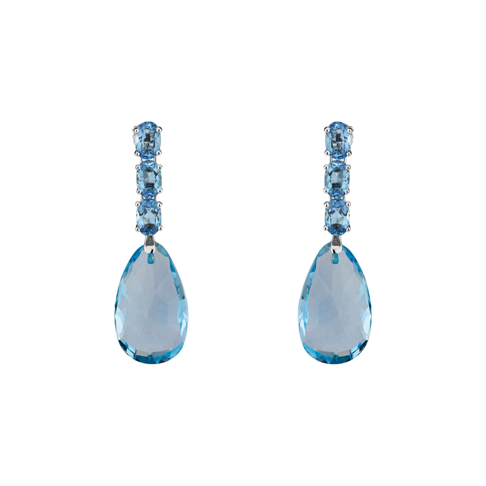 Earrings with Topaz Delfina