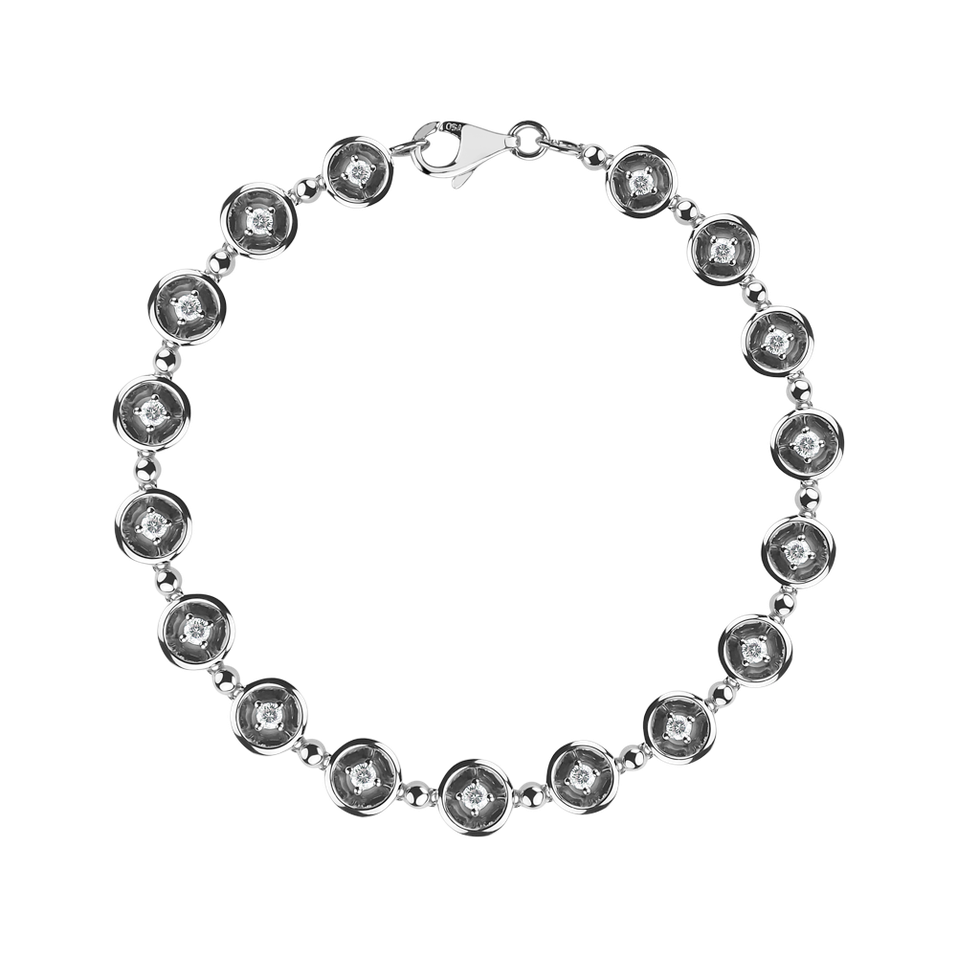 Bracelet with diamonds Fancy Circles