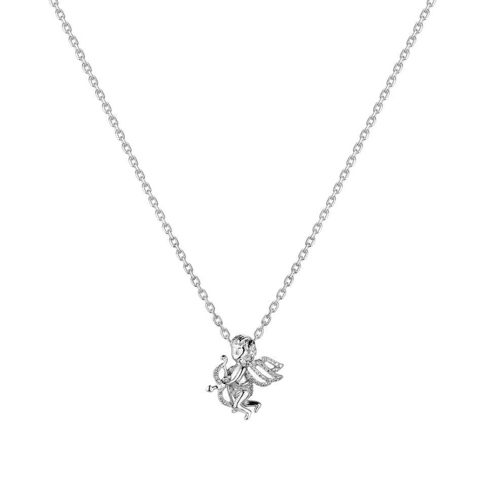 Diamond necklace Guardian Angel