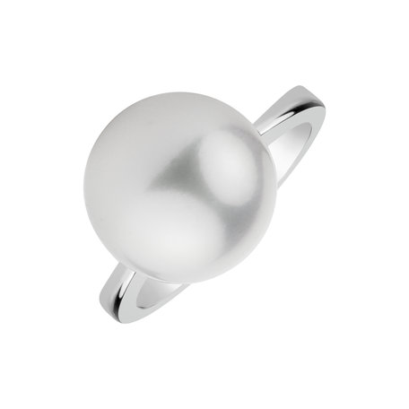 Diamond ring with Pearl Pearly Dream