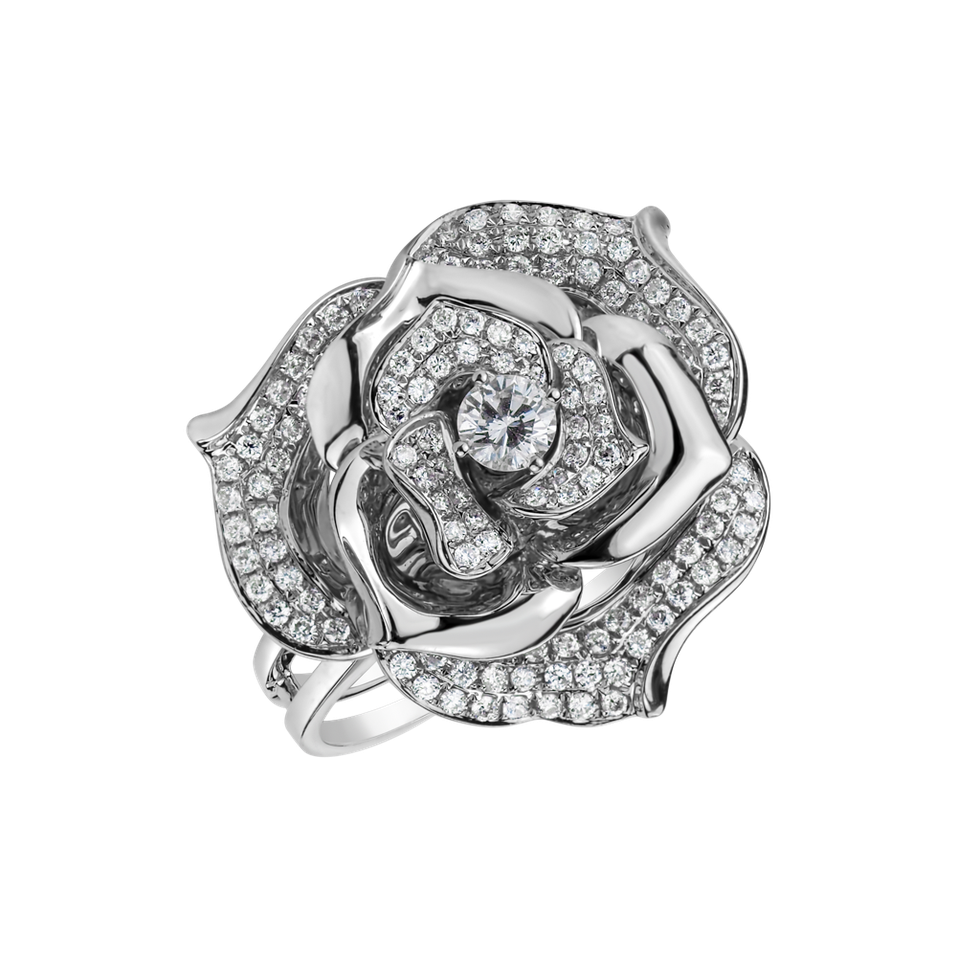 Diamond ring Mystical Orchid