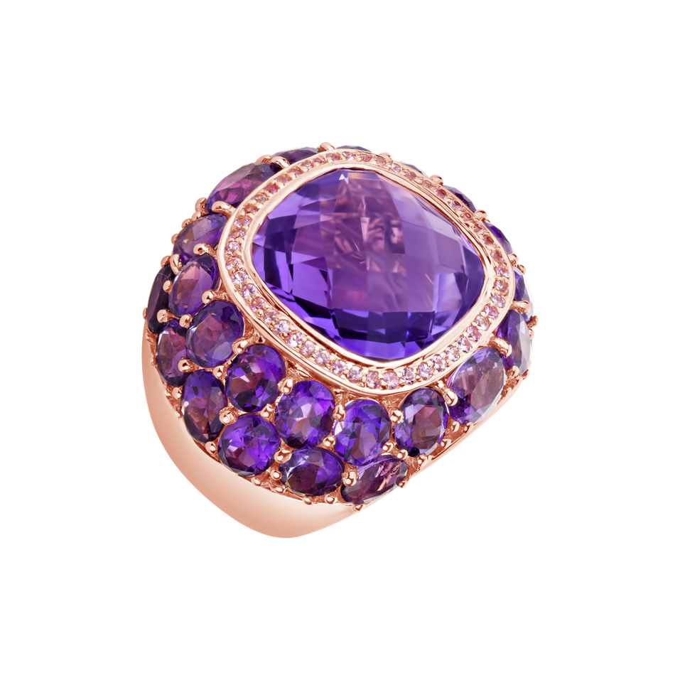 Ring with Amethyst Majesty Passion