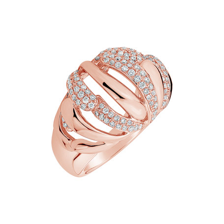 Diamond ring Pink Rosemary