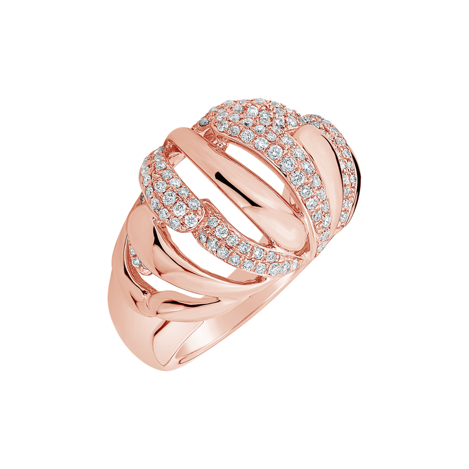 Diamond ring Pink Rosemary