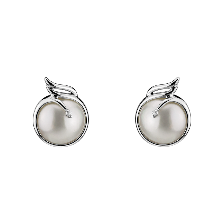 Earrings with Pearl diamonds Phaethon