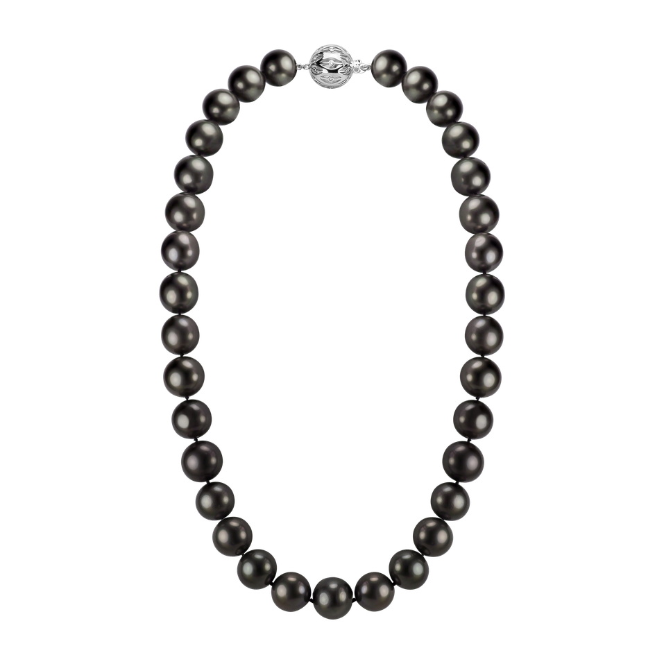 Diamond necklace with Pearl Divine Stardust