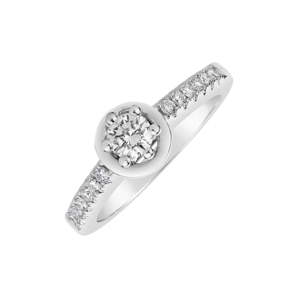 Diamond ring Crystal Lune