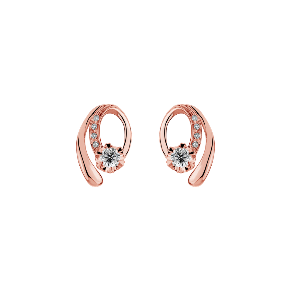 Diamond earrings Mellifluous Duet