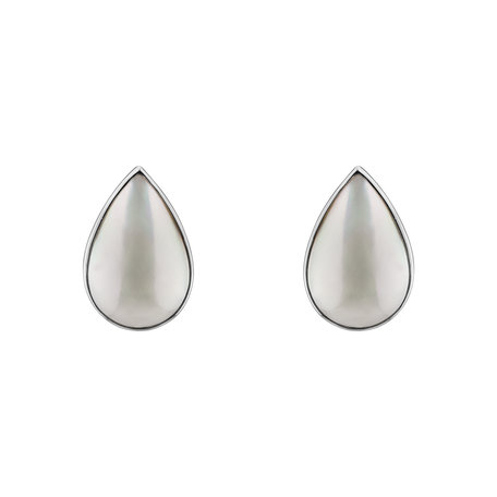 Earrings with Pearl Auban