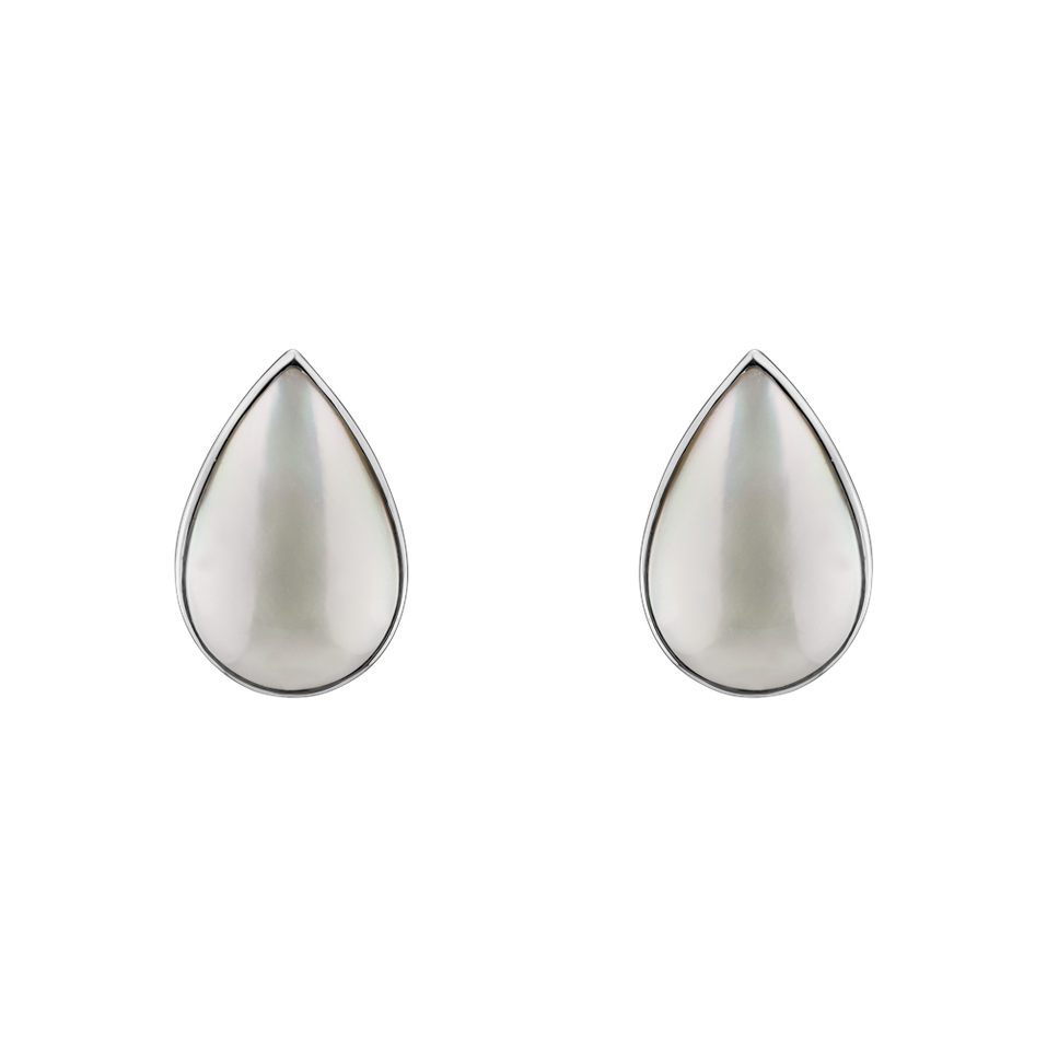 Earrings with Pearl Auban