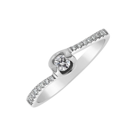 Diamond ring Love Swirl