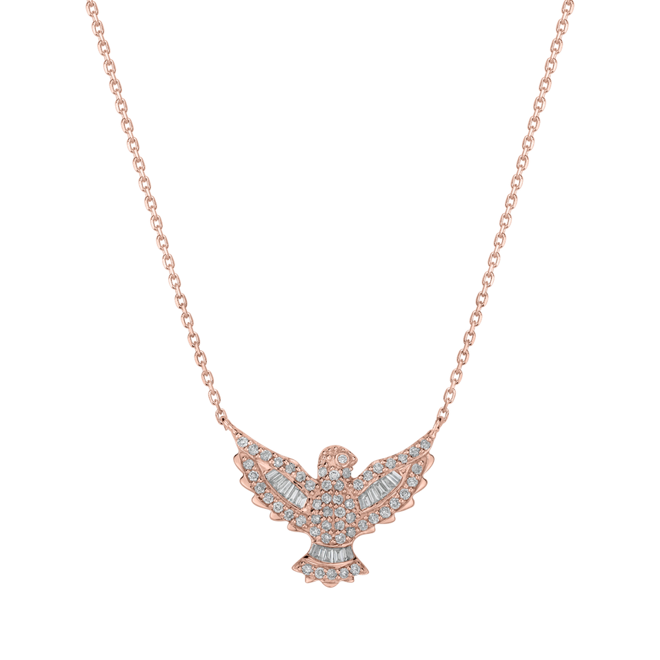 Diamond necklace Glitter Eagle