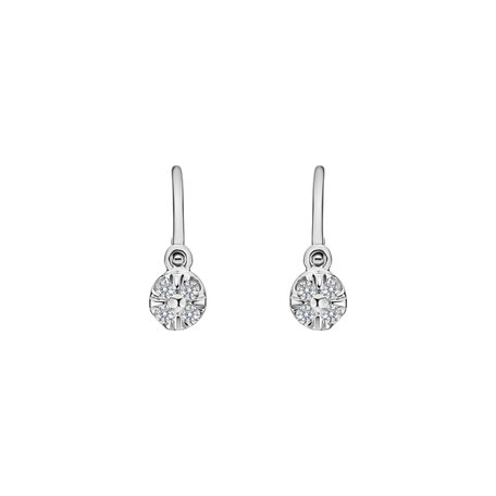 Children's diamond earrings Star Angels